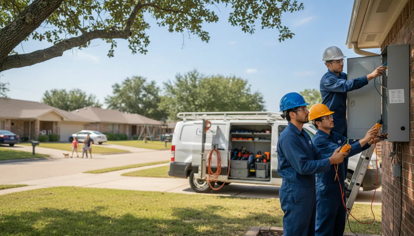 Certified electrician providing emergency electrical services in Diller, NE